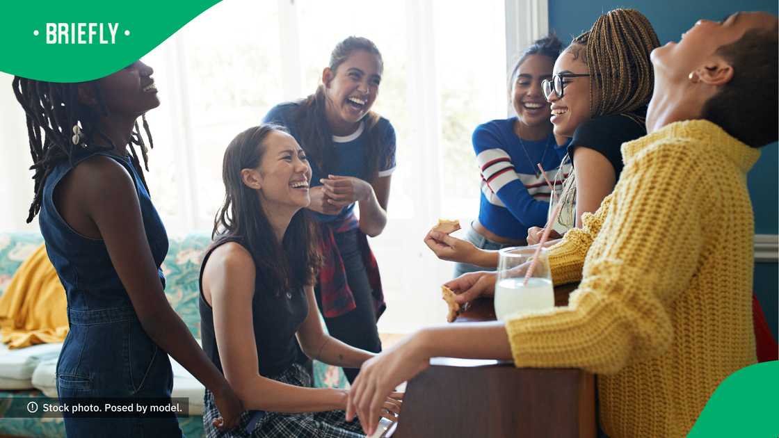 The man and his squad have a passion for singing together. The man and his squad have a passion for singing together.