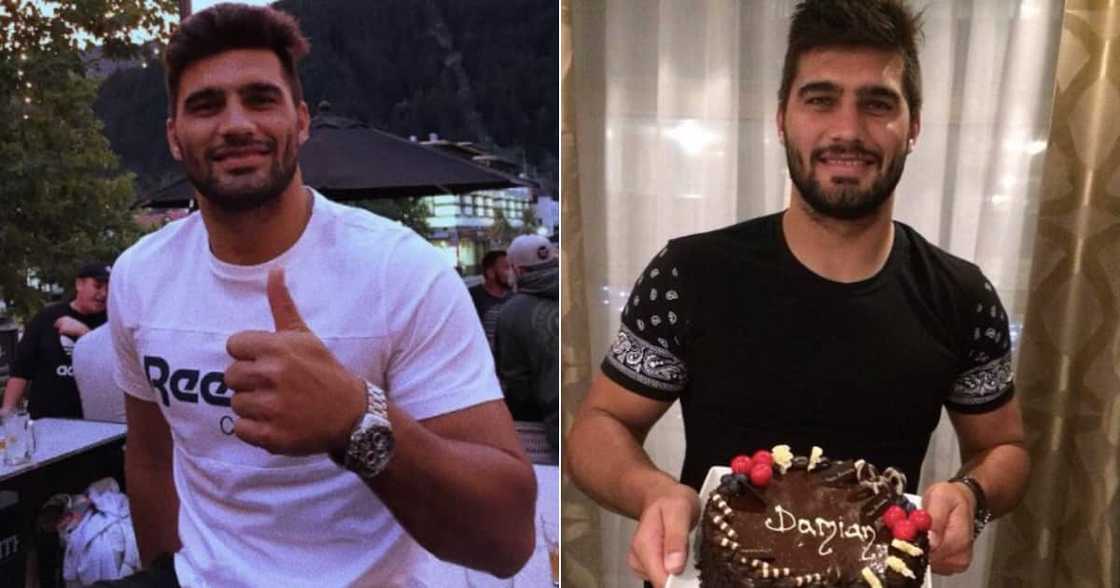 Damian de Allende, pit fire, Springboks 'A', rugby Damian de Allende, pit fire, Springboks 'A', rugby