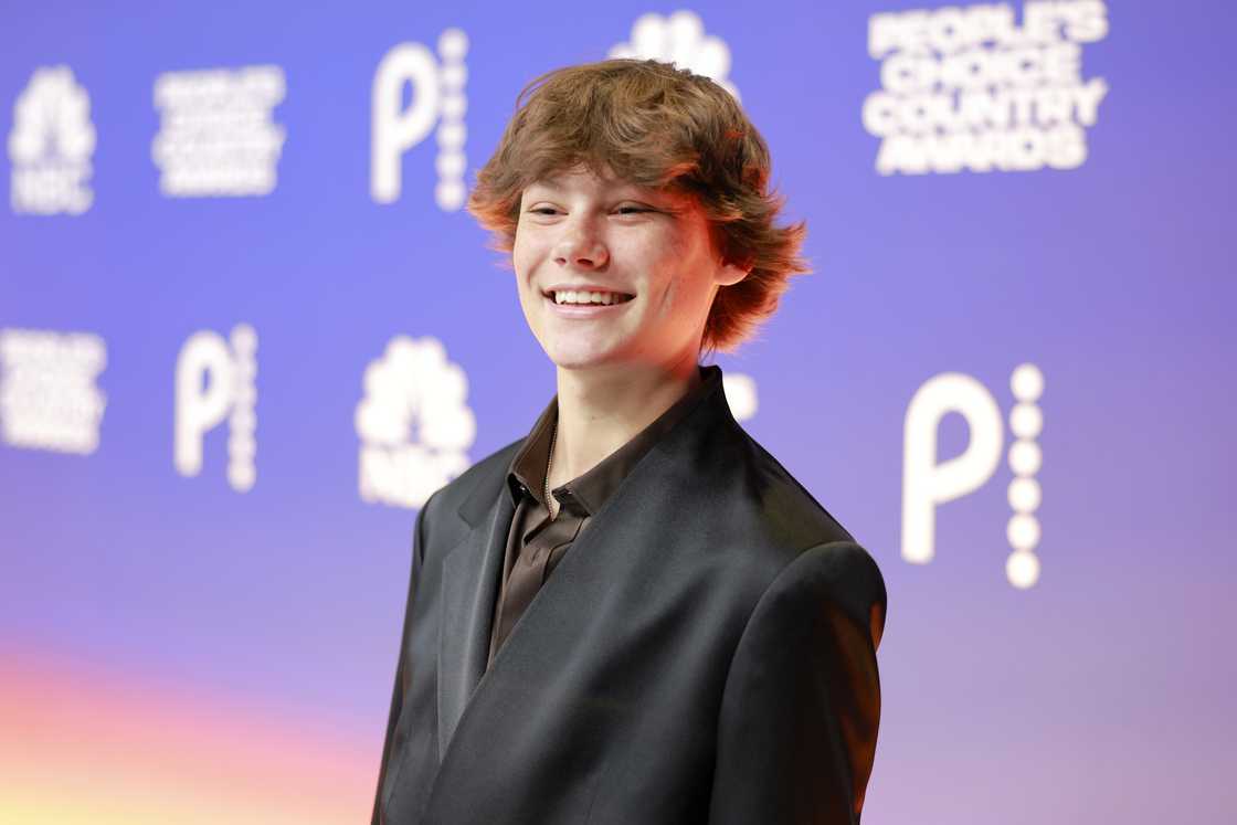 Maddox Batson attends the People's Choice Country Awards at Grand Ole Opry House in Nashville Maddox Batson attends the People's Choice Country Awards at Grand Ole Opry House in Nashville