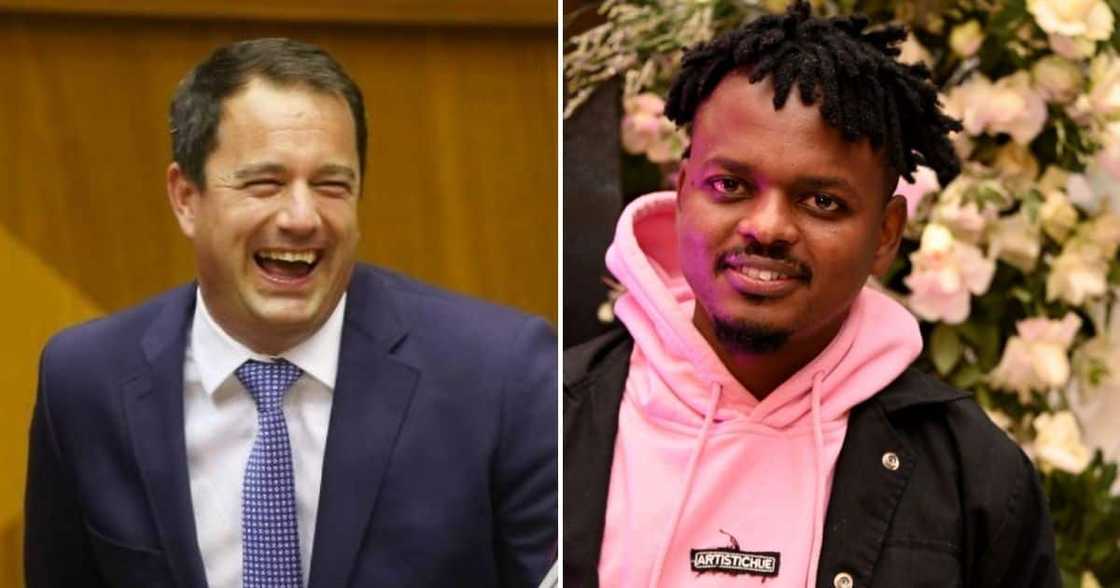 John Steenhuisen and MacG John Steenhuisen and MacG
