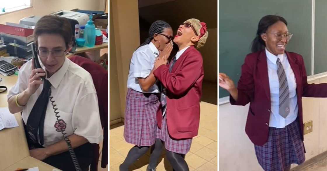 Delta Secondary School in Windhoek teachers in school uniform Delta Secondary School in Windhoek teachers in school uniform