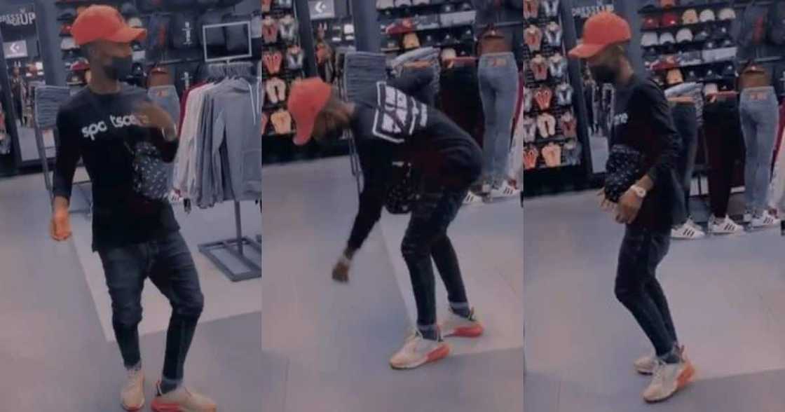 Dancing, dancing at work, Master KG Uthando, viral news, TikTok dancing, TikTok trends, Sportscene employee Dancing, dancing at work, Master KG Uthando, viral news, TikTok dancing, TikTok trends, Sportscene employee