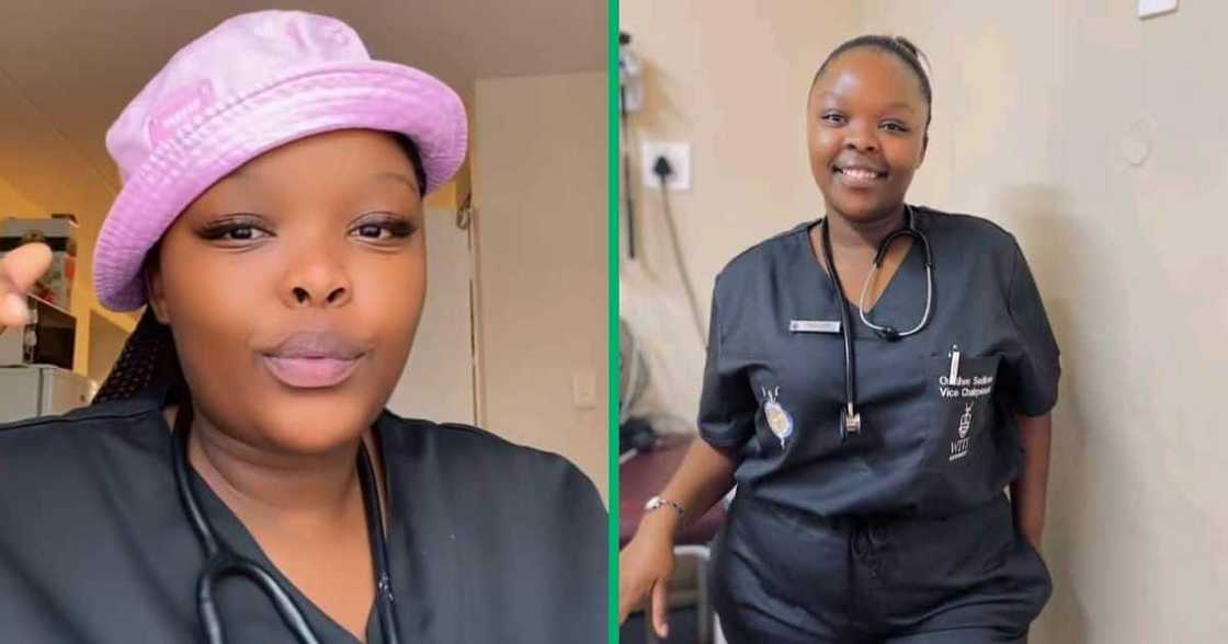 A TikTok video shows a young woman advising pupils on their marks. A TikTok video shows a young woman advising pupils on their marks.