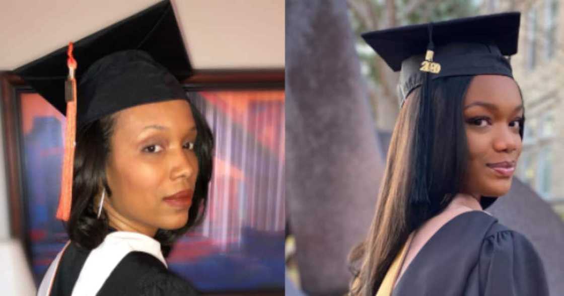 Determined lady bags her master’s degree two years after her mom earned hers
