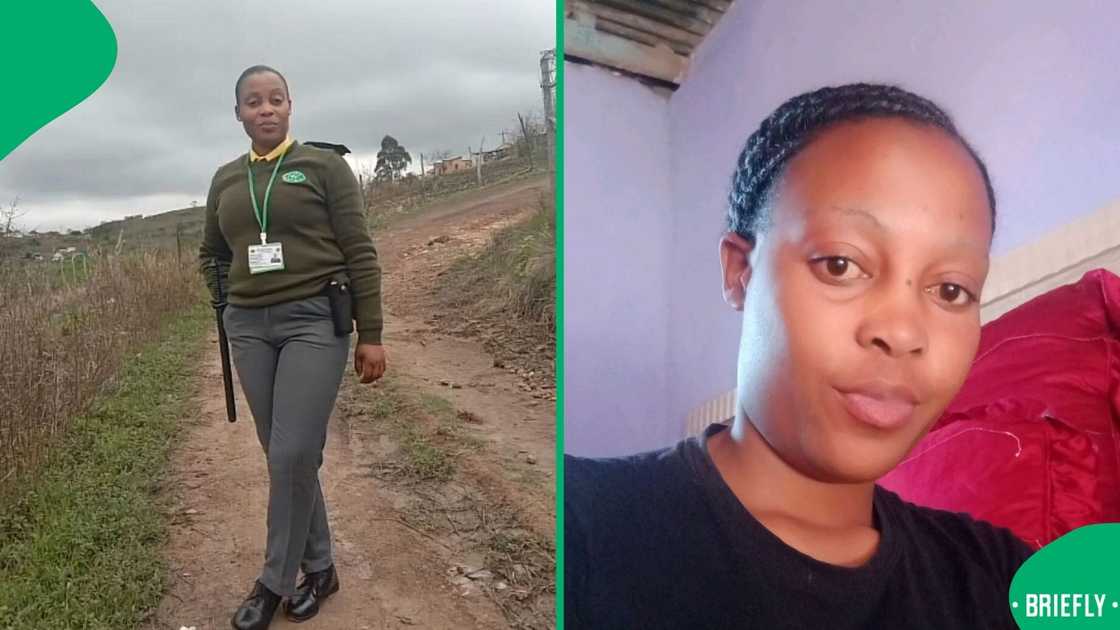 A security guard showcased her modest home, which impressed many South Africans. A security guard showcased her modest home, which impressed many South Africans.
