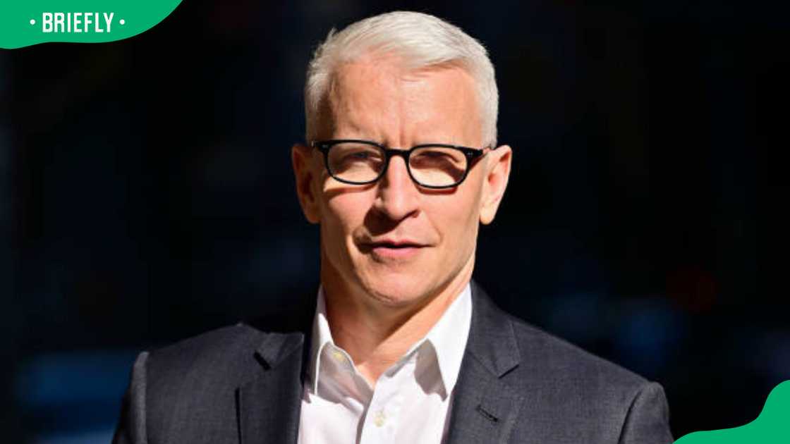 Anderson Cooper at the Ed Sullivan Theater