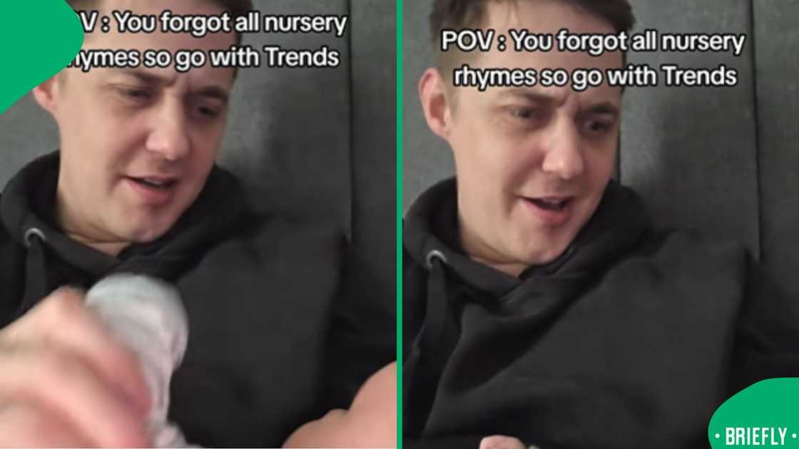 A man’s lullaby choice of ‘Amagwinya Aphelile’ made netizens laugh as the baby peacefully drifted off to sleep to the viral TikTok track