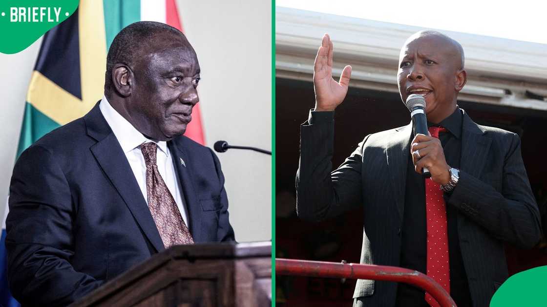 Julius Malema praised Cyril Ramaphosa’s SADC address