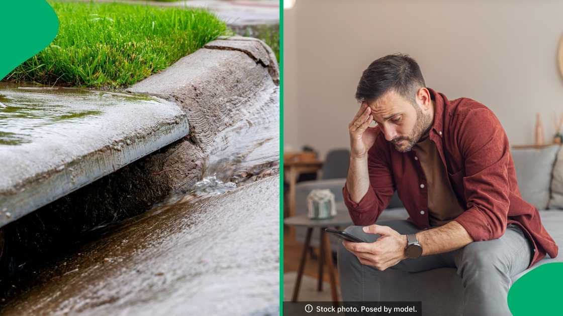 The baby's body was dumped in a stormwater drain The baby's body was dumped in a stormwater drain