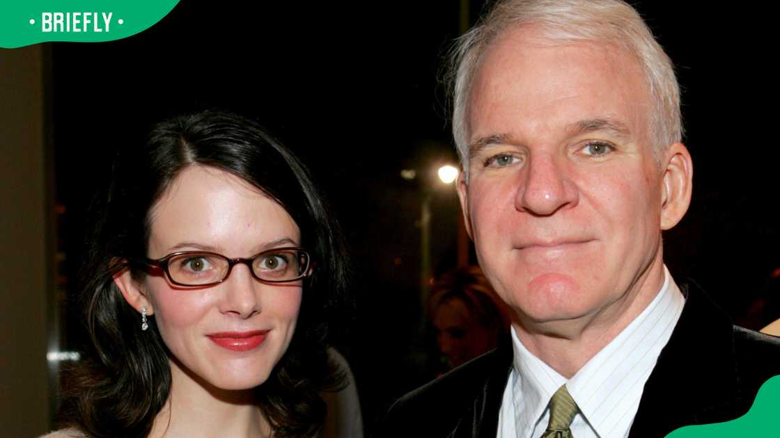 Anne Stringfield and Steve Martin Anne Stringfield and Steve Martin