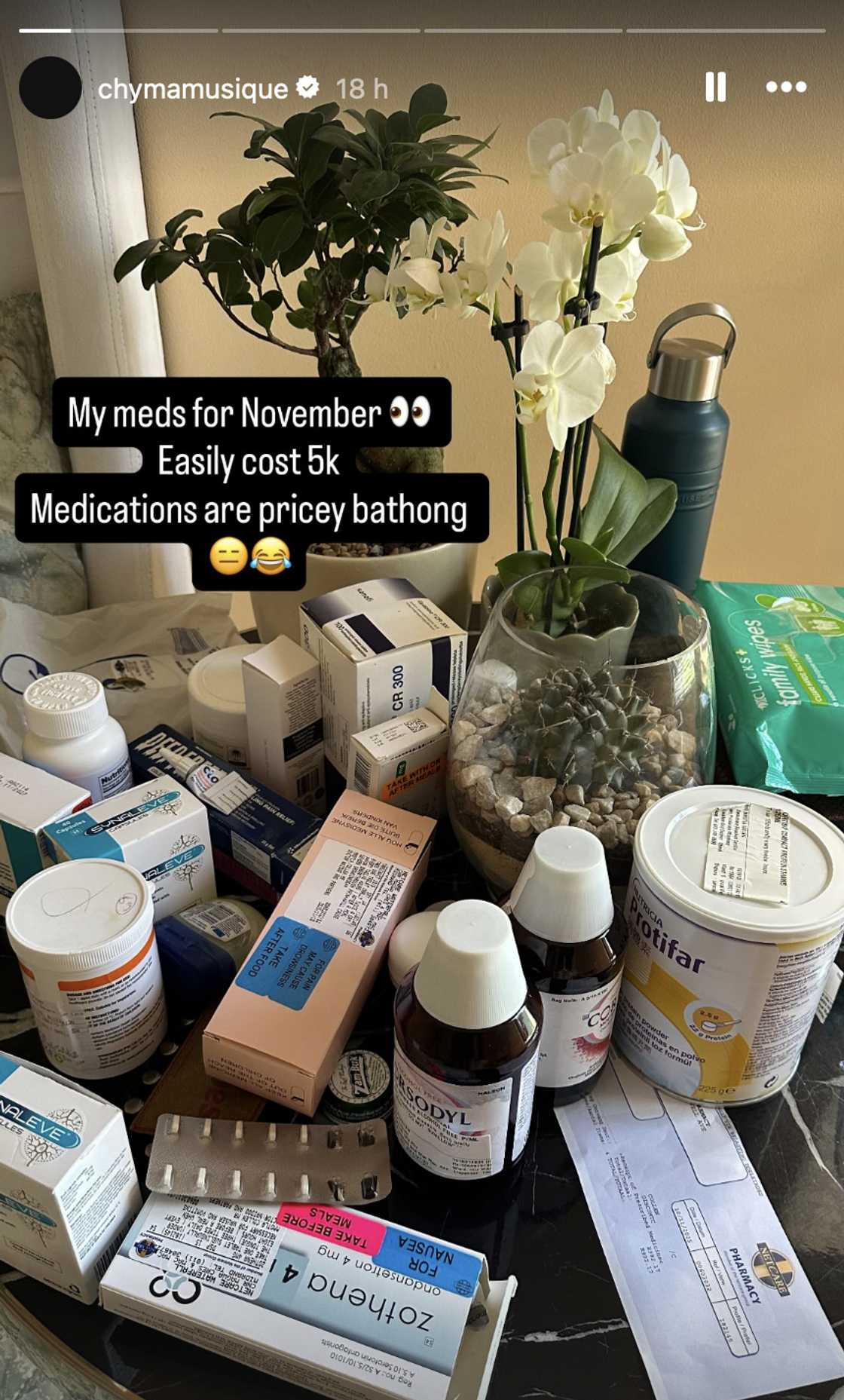 Chymamusique opened up about his medical expenses