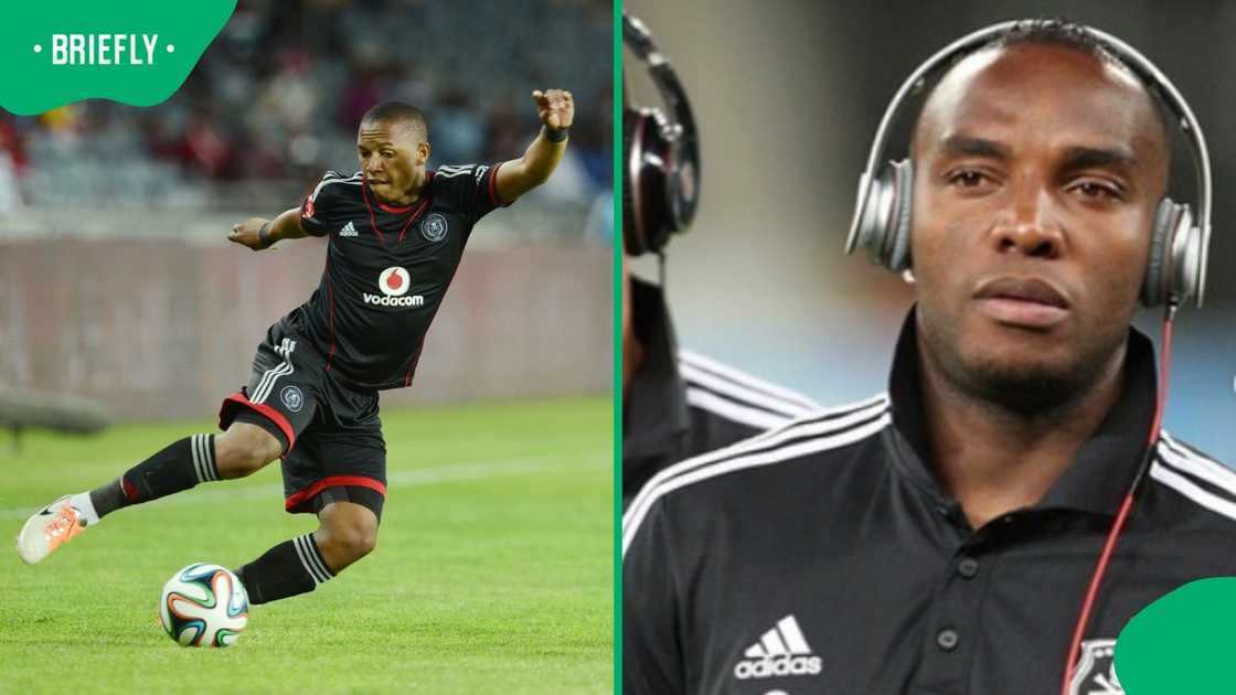 Andile Jali, Benni McCarthy, Orlando Pirates. Andile Jali, Benni McCarthy, Orlando Pirates.