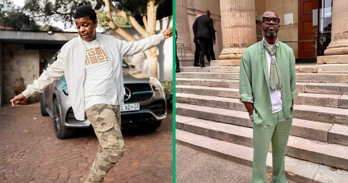 Oskido hung out with Black Coffee and Julius Malema. Oskido hung out with Black Coffee and Julius Malema.