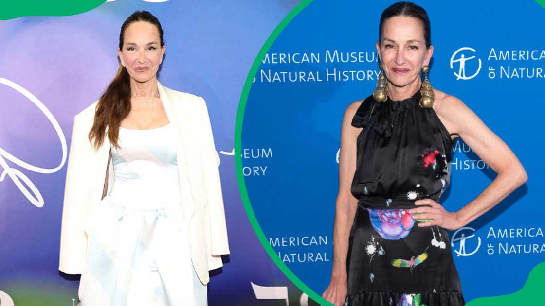 Cynthia Rowley at Cipriani South Street in New York City (L). Cynthia Rowley at the American Museum of Natural History (R). Cynthia Rowley at Cipriani South Street in New York City (L). Cynthia Rowley at the American Museum of Natural History (R).