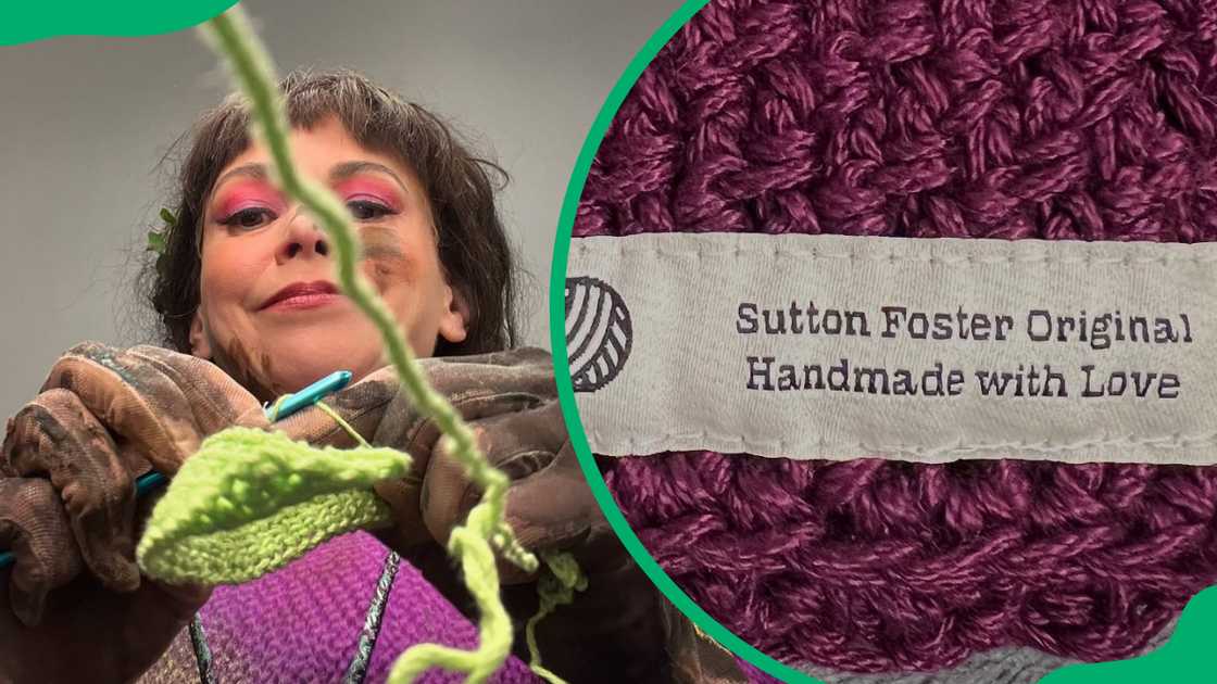 Sutton Foster's crafting hobby Sutton Foster's crafting hobby