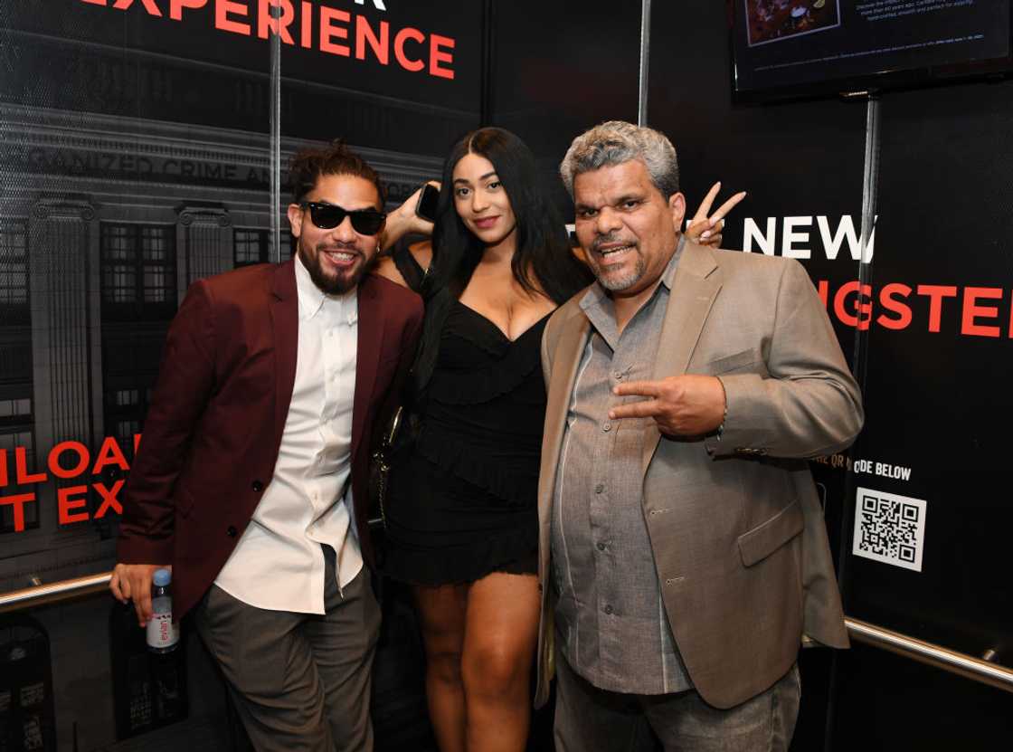 Cemi Guzman, Yemaya Briggs-Guzman and actor Luis Guzman Cemi Guzman, Yemaya Briggs-Guzman and actor Luis Guzman