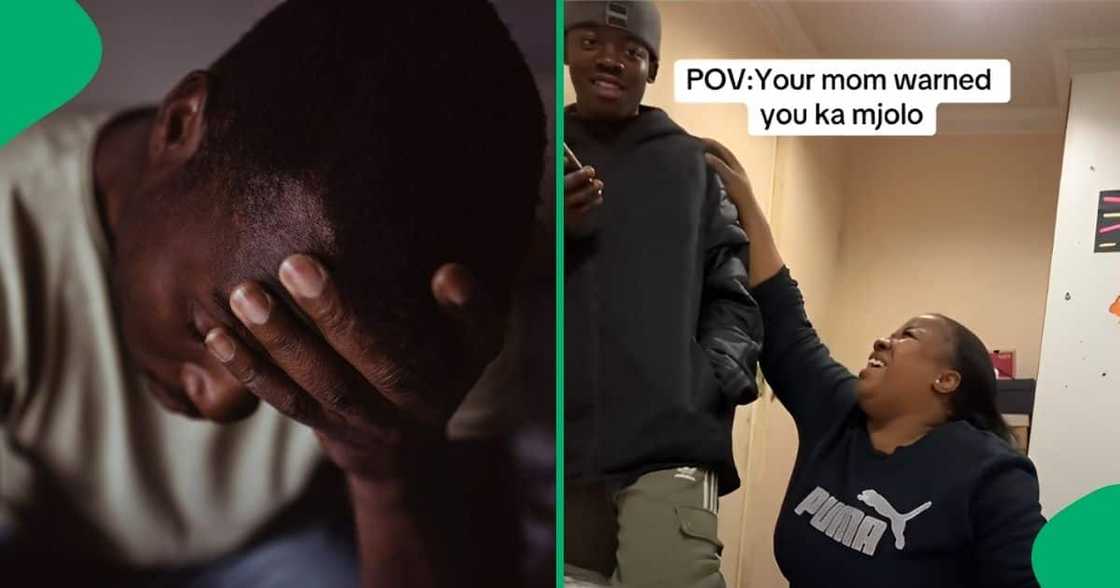 An SA mom was captured on video laughing at her son after being dumped by his girlfriend An SA mom was captured on video laughing at her son after being dumped by his girlfriend