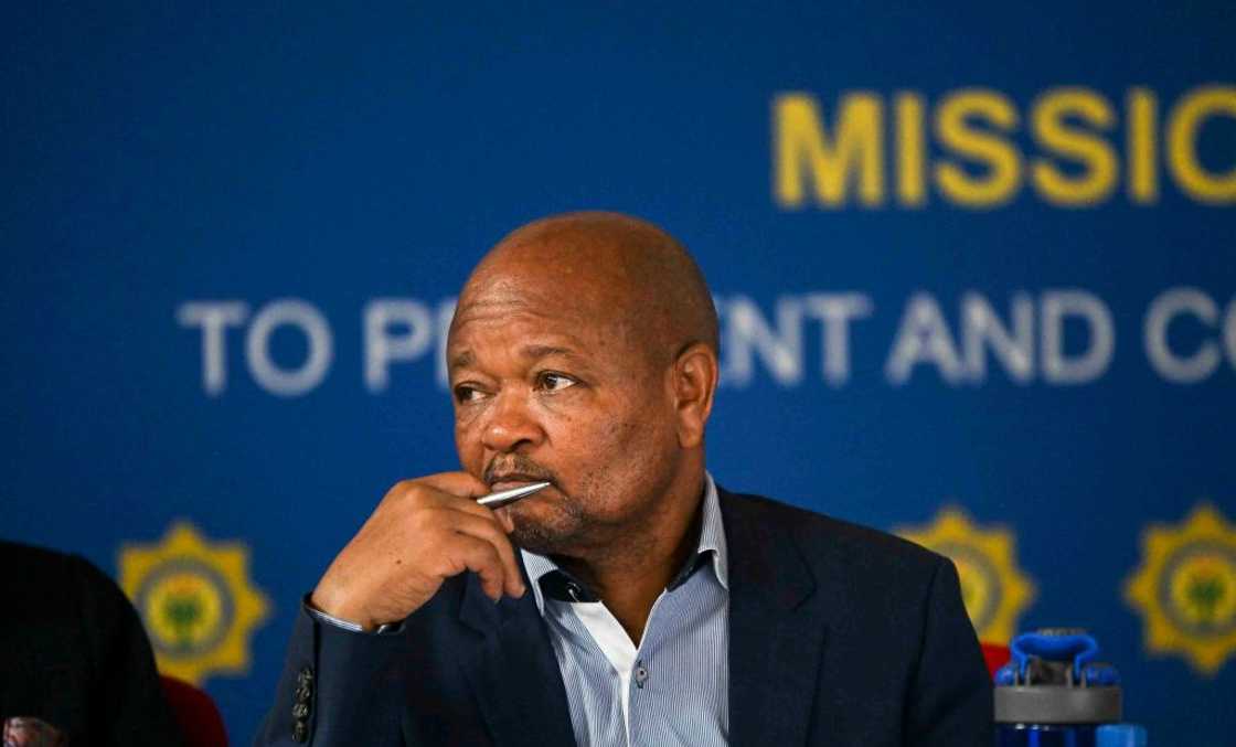 Police Minister Senzo Mchunu responded to Nhlanhla Mkhwanazi's allegations Police Minister Senzo Mchunu responded to Nhlanhla Mkhwanazi's allegations