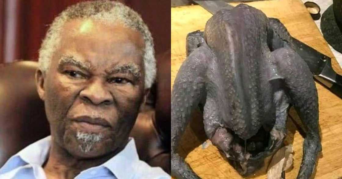 "Demonic Chicken": Mzansi Reacts Hilariously to Snap of Black Chicken "Demonic Chicken": Mzansi Reacts Hilariously to Snap of Black Chicken