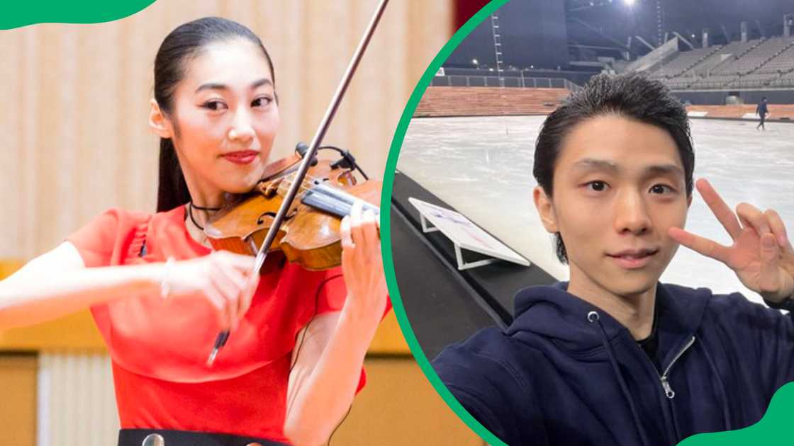 Yuzuru Hanyu's wife was Mayuko Suenobu Yuzuru Hanyu's wife was Mayuko Suenobu