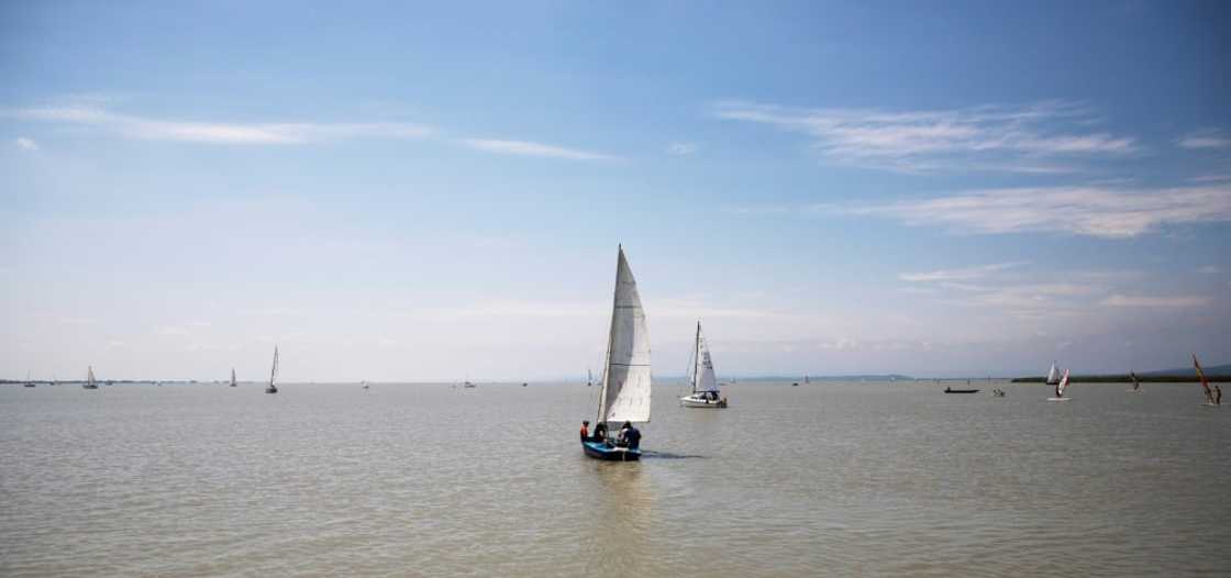 Lake Neusiedl is a playground for the Viennese who come to sail there