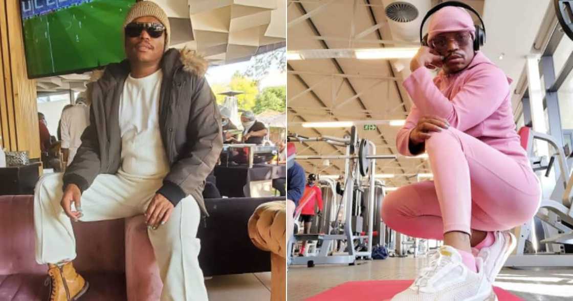 Somizi stresses the importance of wearing face masks when taking snaps