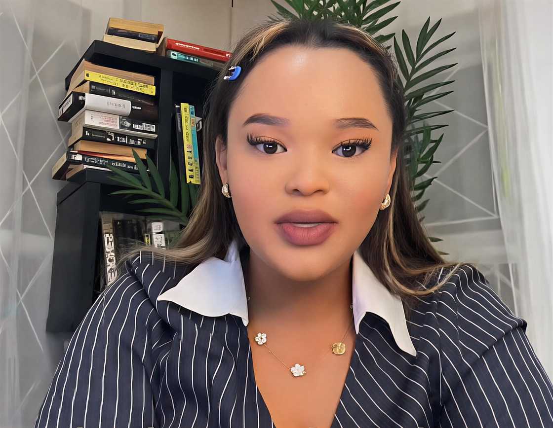 A woman from Cape Town showcased her R15k wig in a TikTok video. A woman from Cape Town showcased her R15k wig in a TikTok video.