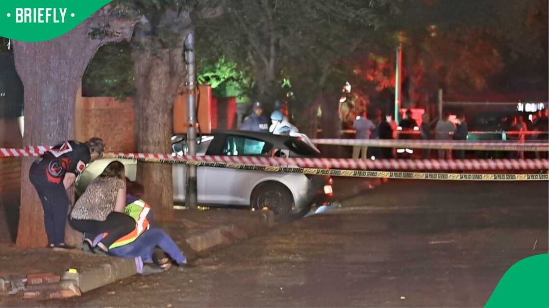 The scene where Marius van der Merwe was murdered The scene where Marius van der Merwe was murdered