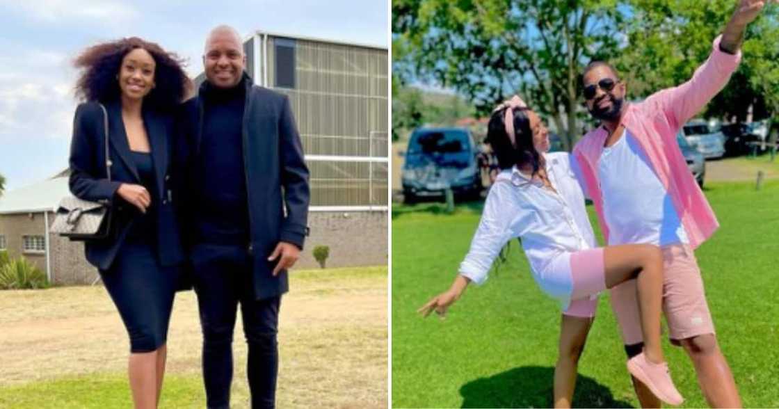 Itu Khune and his beautiful wife Sphelele Makhunga