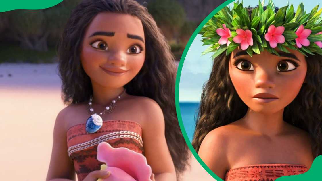 Moana having a good time Moana having a good time