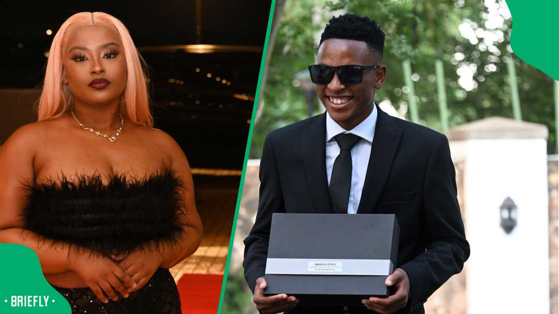 Cyan Boujee and Relebohile Mofokeng trended on social media Cyan Boujee and Relebohile Mofokeng trended on social media