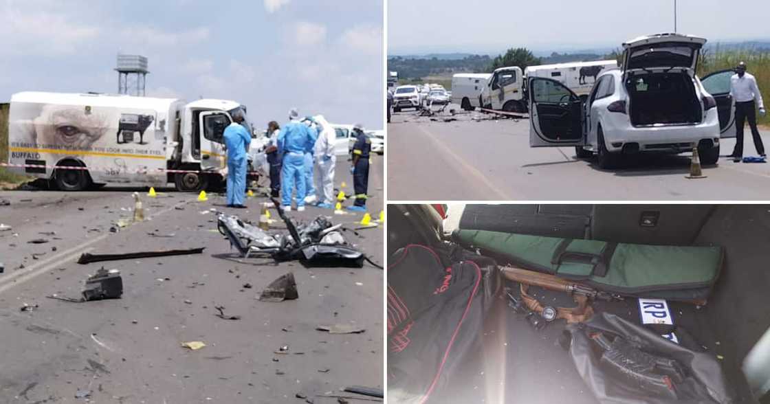 Heavily Armed Gang Attack Cash in Transit Van in Delmas, 2 Robbers Killed, SA Applauds: "Big Ups to the Cops" Heavily Armed Gang Attack Cash in Transit Van in Delmas, 2 Robbers Killed, SA Applauds: "Big Ups to the Cops"