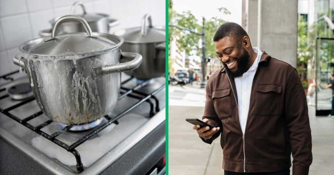 A student made Mzansi laugh with his funny food combination. A student made Mzansi laugh with his funny food combination.