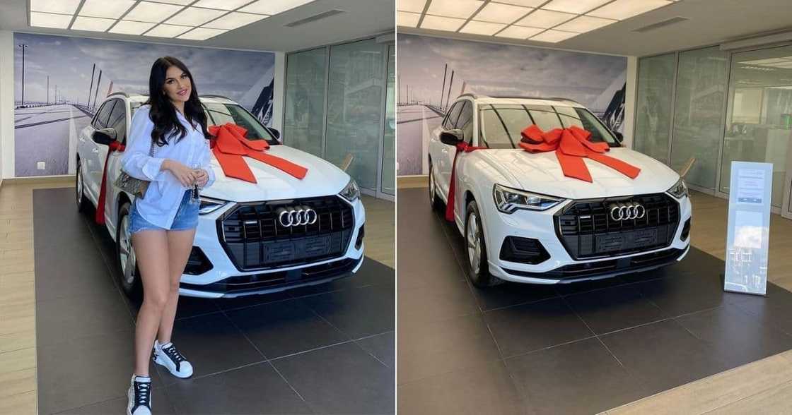 Mzansi, Delighted, Lady, Car, R600k, Audi Q3, SUV, Johannesburg Mzansi, Delighted, Lady, Car, R600k, Audi Q3, SUV, Johannesburg