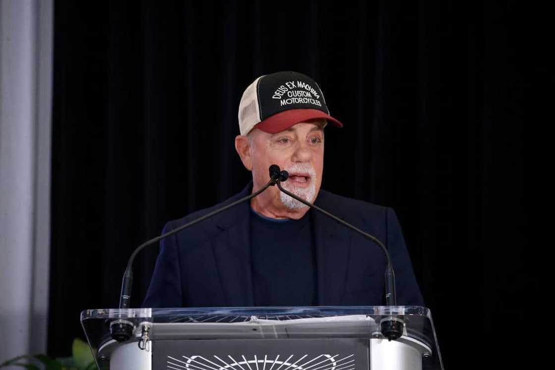 Billy Joel spoke at Madison Square Garden Billy Joel spoke at Madison Square Garden