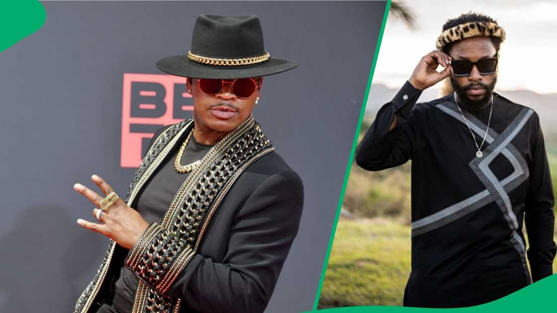 Nay Maps snaps photo with Ne-Yo