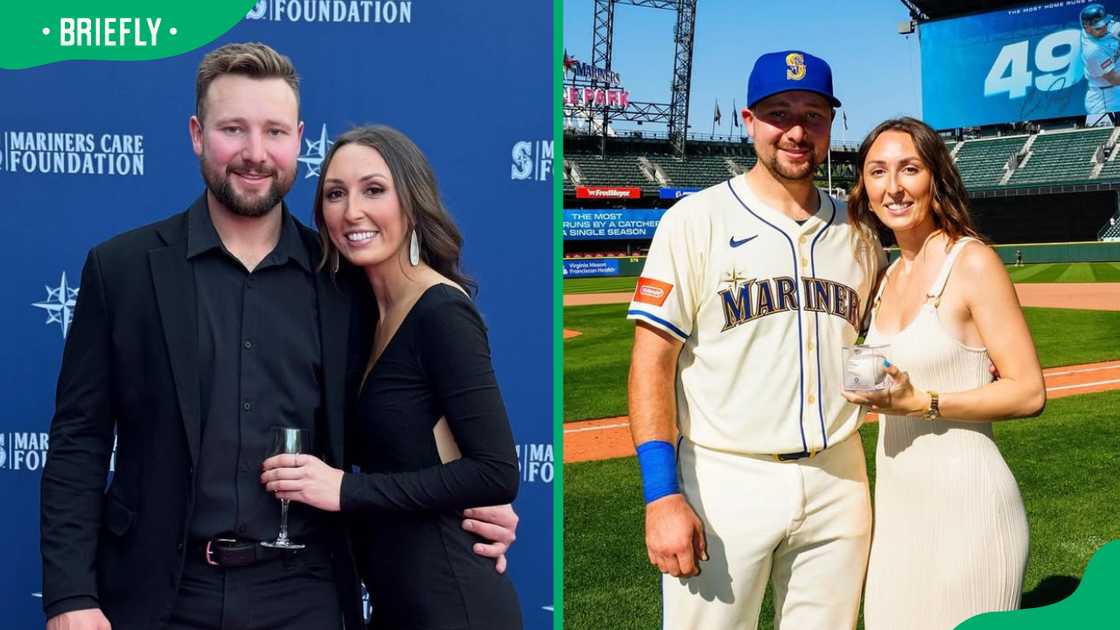 Cal Raleigh and Hannah Shimek