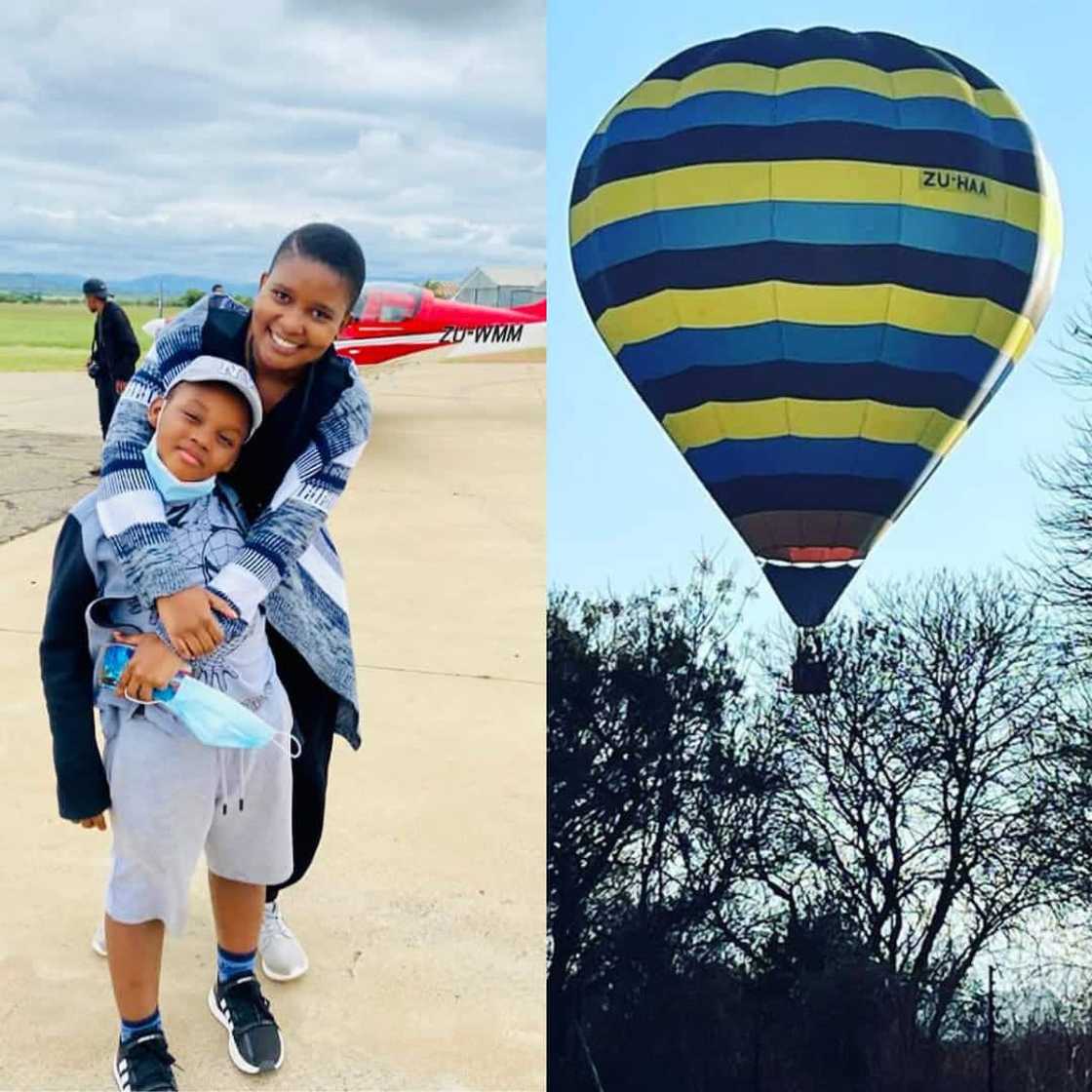 Remofilwe Mathebula, hot air balloon, first female pilot, aviation, sport Remofilwe Mathebula, hot air balloon, first female pilot, aviation, sport