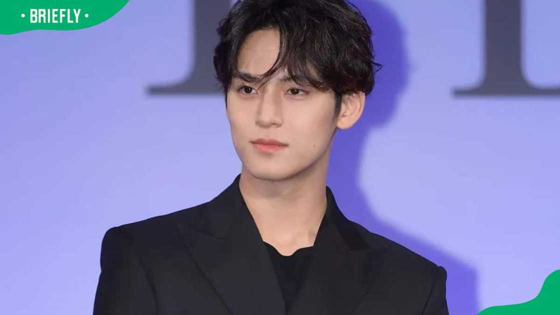 Mingyu at the 4th Album 'Face the Sun' release press