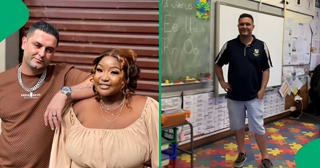 A TikTok video shows pupils serenading their teacher's husband on his birthday.