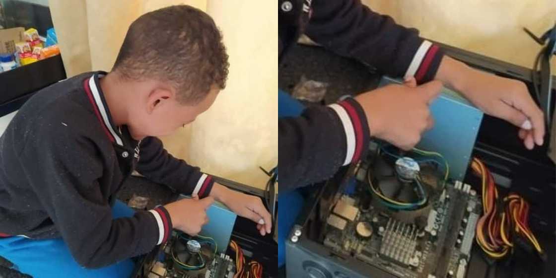 Grandpa Bursts With Pride as Grandson,7,Builds Computers From Scratch Grandpa Bursts With Pride as Grandson,7,Builds Computers From Scratch