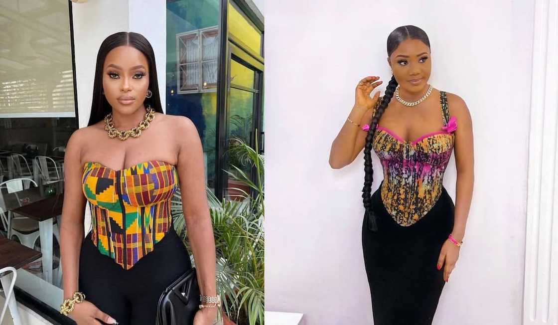 simple Ankara tops on skirt simple Ankara tops on skirt