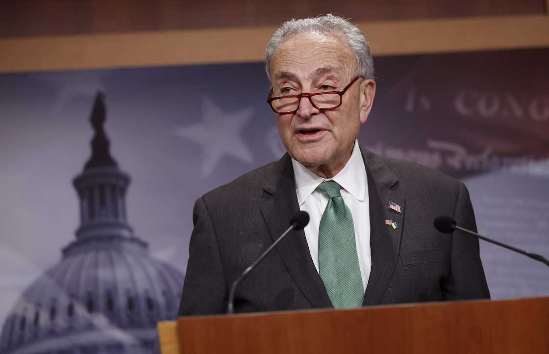 Chuck Schumer at the US Capitol Chuck Schumer at the US Capitol