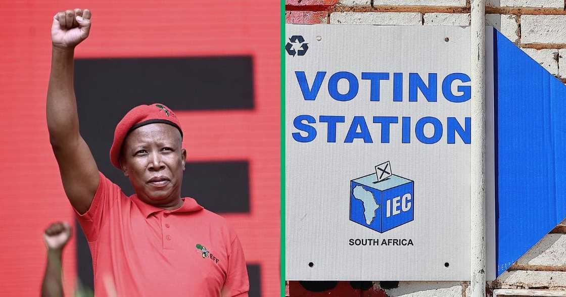 EFF CIC Julius Malema said his party would accept the election result as the will of the people. EFF CIC Julius Malema said his party would accept the election result as the will of the people.