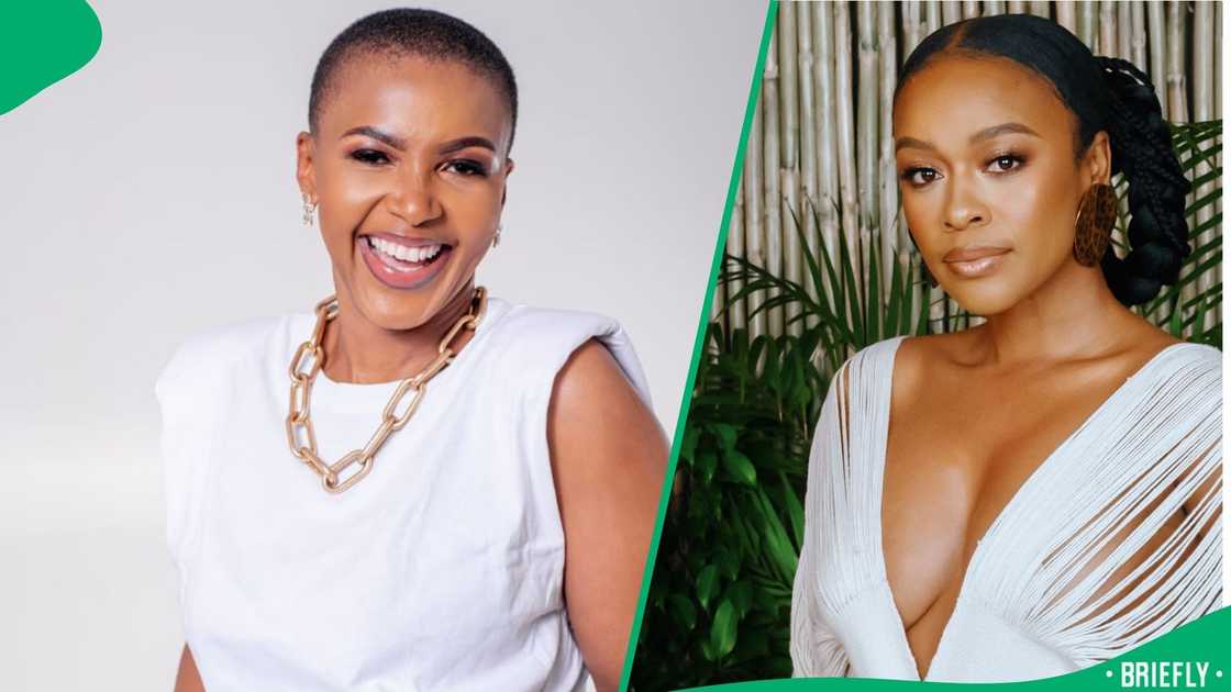 SA reacts to Nomzamo Mbatha and Slee Ndlovu's attendance at Mpho Popp's wedding
