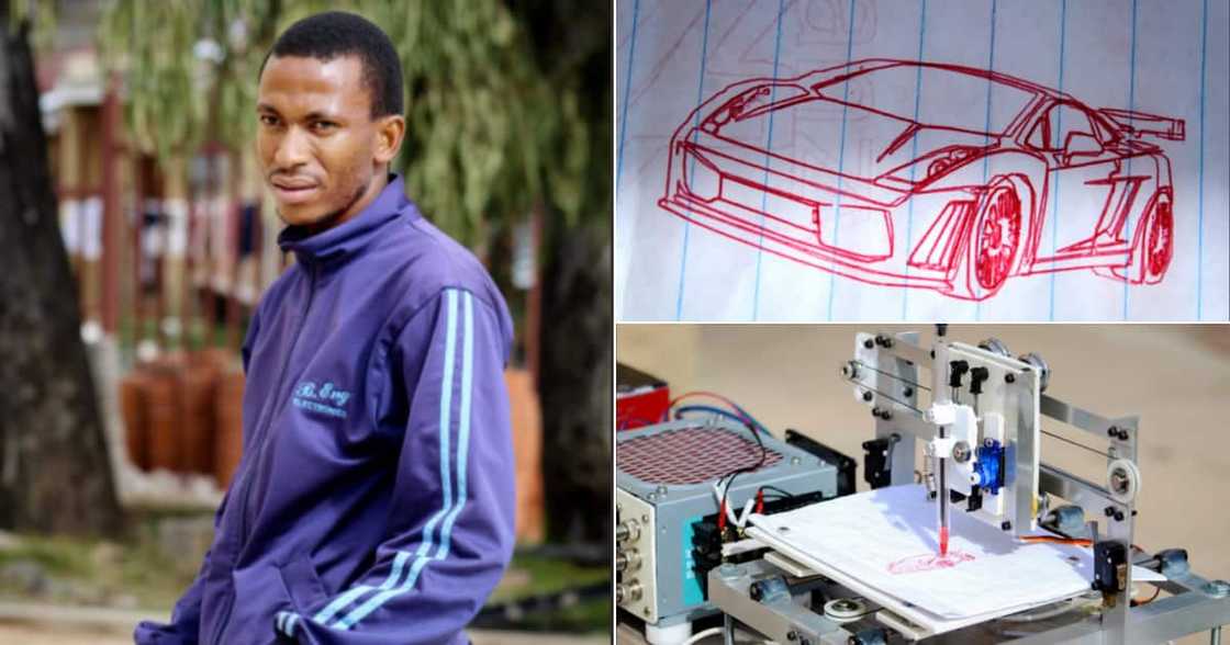 Local Engineering Student Sketches With Impressive Prototype, Plans to Build Machine