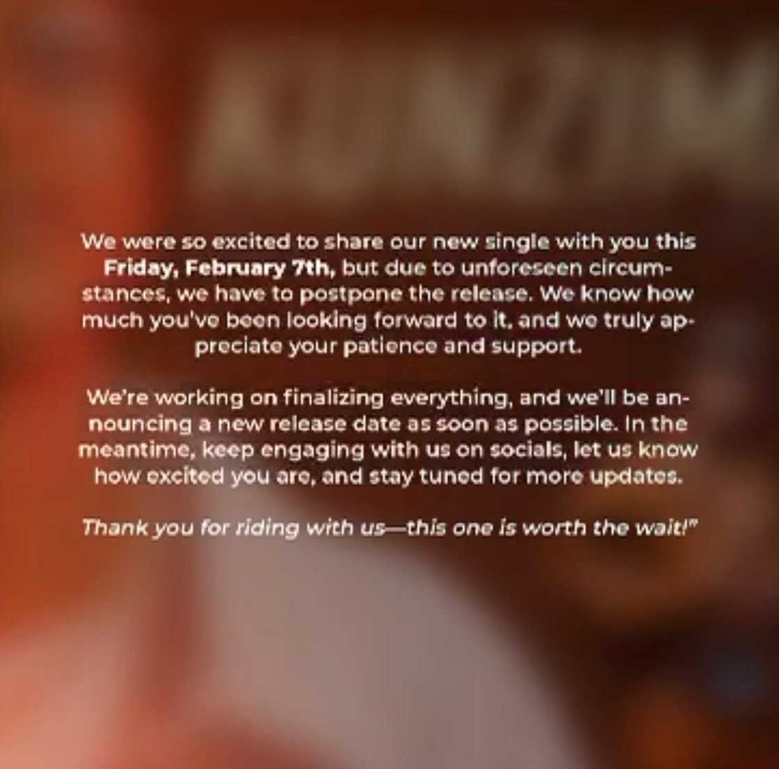 DJ Stokie has announced on Instagram the news of the postponement of his new track DJ Stokie has announced on Instagram the news of the postponement of his new track