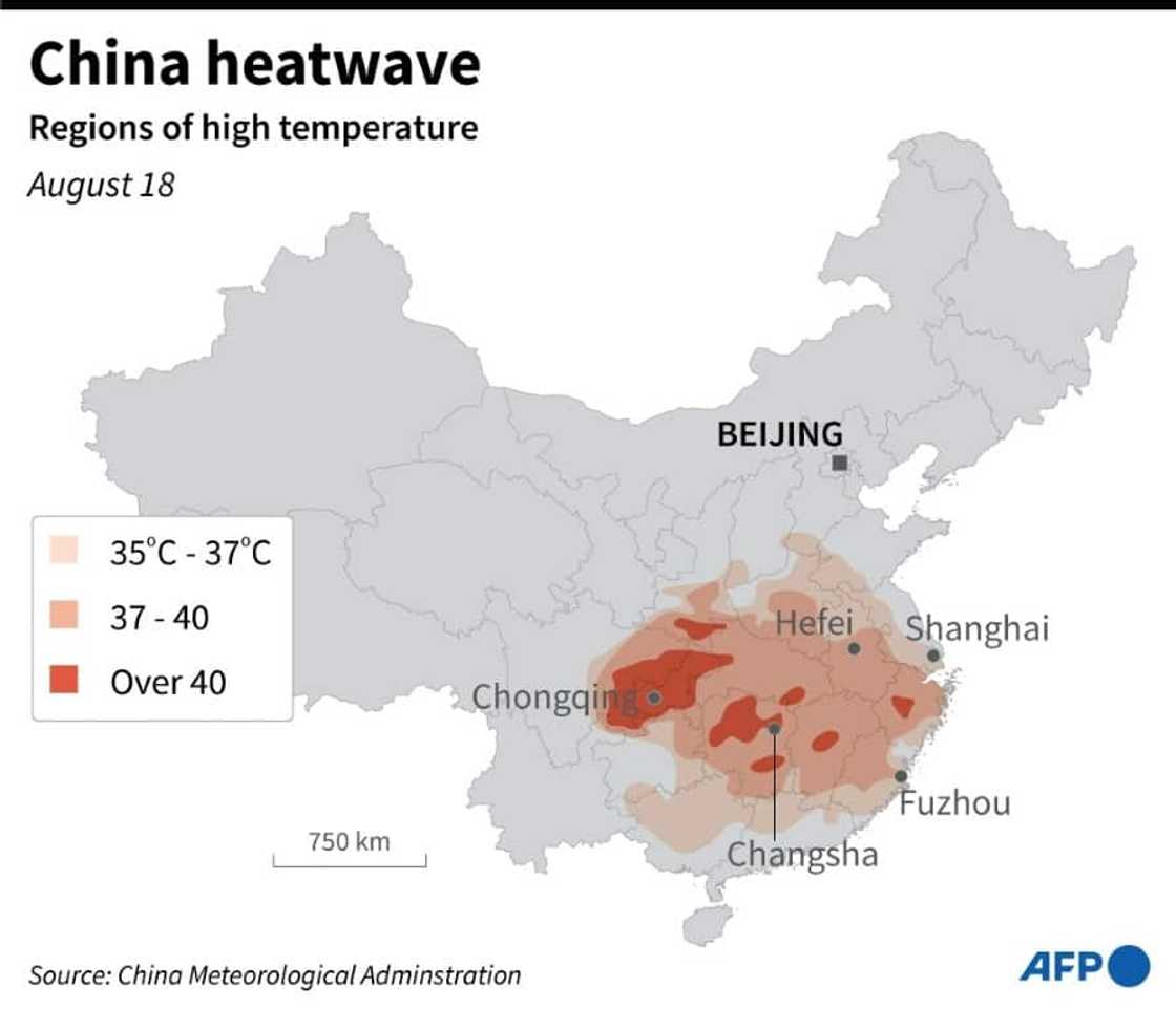 China heatwave