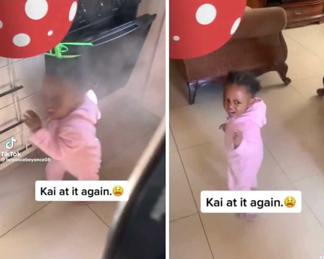 Mother sprays toddler with water as a way to stop mischievous daughter Mother sprays toddler with water as a way to stop mischievous daughter