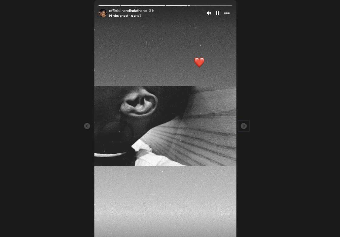 Nandi Ndathane confirmed her relationship with Emtee